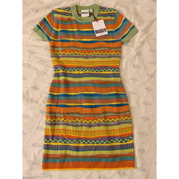 Ragged Priest Peace Mini Dress NWT - Picture 6 of 9